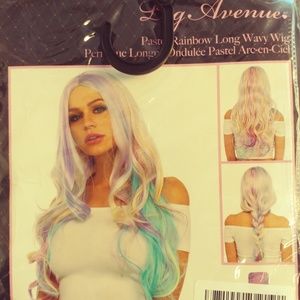 Leg Avenue Adult Long Jewel Rainbow Wig
